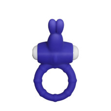 Синее виброкольцо POWER THRILL CLIT COCKRING