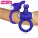 Синее виброкольцо POWER THRILL CLIT COCKRING