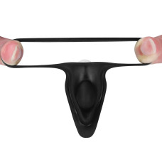Виброкольцо Power Clit Silicone Cockring черное
