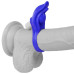 Вибро-кольцо Power Clit Silicone Cockring голубое