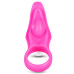 Виброкольцо Power Clit Silicone Cockring розовое