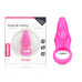 Виброкольцо Power Clit Silicone Cockring розовое
