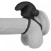 Двойное виброкольцо Power Clit Duo Silicone Cockring чёрное