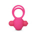 Двойное виброкольцо Power Clit Duo Silicone Cockring розовое
