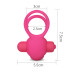 Двойное виброкольцо Power Clit Duo Silicone Cockring розовое