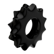 Эрекционное кольцо черное Power Plus Cock Ring