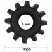 Эрекционное черное кольцо Power Plus Cock Ring