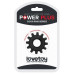 Эрекционное черное кольцо Power Plus Cock Ring