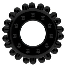 Черное эрекционное кольцо Power Plus Cock Ring
