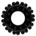 Черное эрекционное кольцо Power Plus Cock Ring