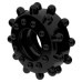Черное эрекционное кольцо Power Plus Cock Ring