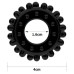 Черное эрекционное кольцо Power Plus Cock Ring