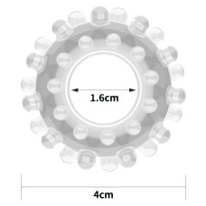 Прозрачное эрекционное кольцо Power Plus Cock Ring