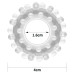 Прозрачное эрекционное кольцо Power Plus Cock Ring