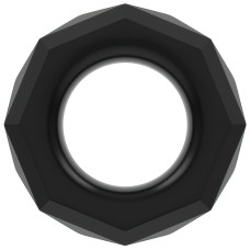 Черное эрекционное кольцо Cock Ring