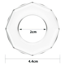 Прозрачное эрекционное кольцо Cock Ring