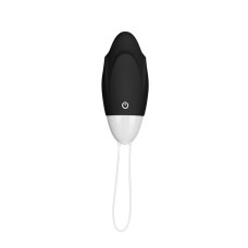 Черное вибро-стимулятор яйцо с беспроводным пультом IJOY Remote Control Egg
