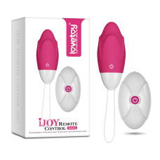 Розовое вибро-стимулятор яйцо с беспроводным пультом IJOY Remote Control Egg