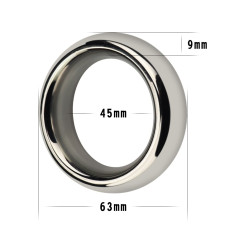 Эрекционное кольцо Stainless Steel Metal Silver Cockring 1.75''