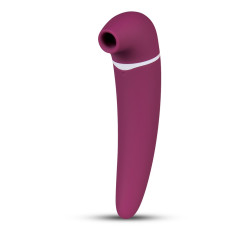 Вакуумный стимулятор клитора с вибрацией Toyz4Partner пурпурный