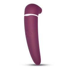 Вакуумный стимулятор клитора с вибрацией Toyz4Partner пурпурный