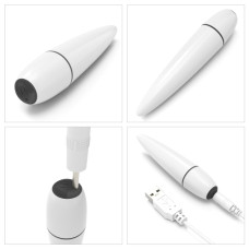 Белый мини-вибратор Ijoy Rechargeable Power Play