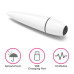 Белый мини-вибратор Ijoy Rechargeable Power Play