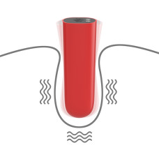 Красный мини вибратор Ijoy Rechargeable Bullet Scream