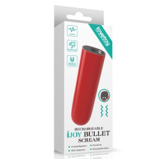 Красный мини вибратор Ijoy Rechargeable Bullet Scream