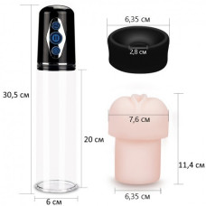 Вакуумная помпа автоматическая Maximizer Worx Elite Rechargeable Pump с мягкой насадкой