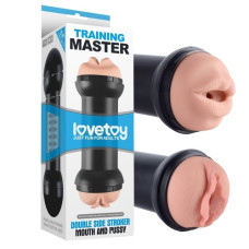 Двойной мастурбатор Training Master Double Side Stroker Mouth and Pussy