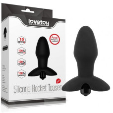 Анальная пробка с вибрацией Silicone Rocket Teaser