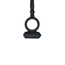 Анальная пробка с двойной вибрацией и кольцом на пенис Ass-Kicker Vibrating Plug Combo