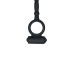 Анальная пробка с двойной вибрацией и кольцом на пенис Ass-Kicker Vibrating Plug Combo