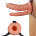 Страпон полый для двойного проникновения Unisex Hollow Double Penetrator