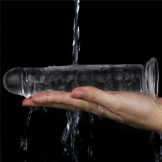 Прозрачный фаллоимитатор Lovetoy Flawless Clear Dildo 18 см