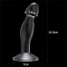 Прозрачная анальная втулка Lovetoy Flawless Clear Prostate Plug 17 см