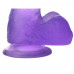 Фиолетовый фаллос Jelly Studs Crystal Dildo Small 16 см