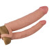 Удлиняющая насадка для двойного проникновения Pleasure X Tender Double Penis Sleeve + 5 см