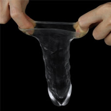 Прозрачная насадка на пенис Flawless Clear Penis Sleeve + 2,5 см