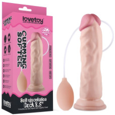 Фаллос Soft Ejaculation Cock с имитацией семяизвержения 22 см