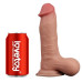 Гнущийся фаллоимитатор с эффектом двойной кожи Lovetoy Sliding-Skin Dual Layer Dong 20 см