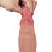 Гнущийся фаллоимитатор с эффектом двойной кожи Lovetoy Sliding-Skin Dual Layer Dong 25 см
