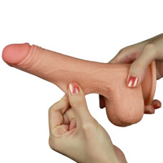 Фаллоимитатор 7.5'' Sliding Skin Dual Layer Dong Flesh