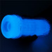 Прозрачный мастурбатор светящийся в темноте Lumino Play Ribbed Masturbator
