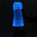 Прозрачный мастурбатор светящийся в темноте Lumino Play Ribbed Masturbator