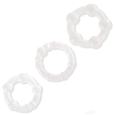 Набор эрекционных колец Power Plus Triple Beaded Ring Set