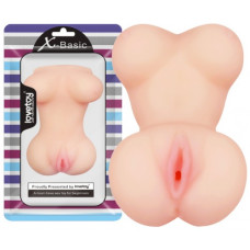 Реалистичный мастурбатор с грудью X-Basic Pocket Pussy