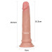 Фаллоимитатор на присоске телесный Dual-Layered Silicone Cock 19 см