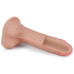 Фаллос на присоске с мошонкой Dual-layered Silicone Dildo 22 см